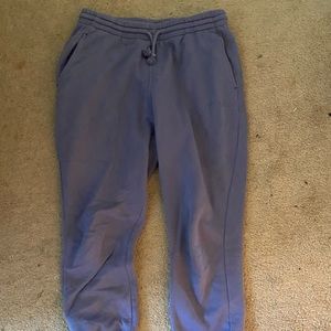 Purple Adidas sweats